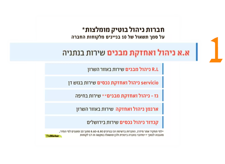 חברות ניהול אחזקות מבנים בוטיק - א.א. ניהול אחזקות מבנים